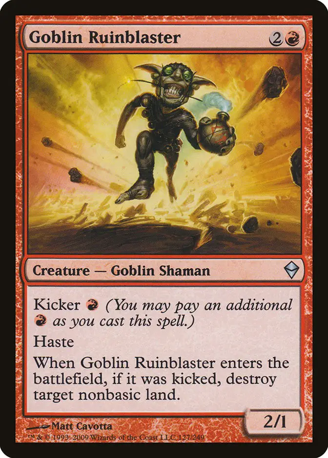 Goblin Ruinblaster (Zendikar)