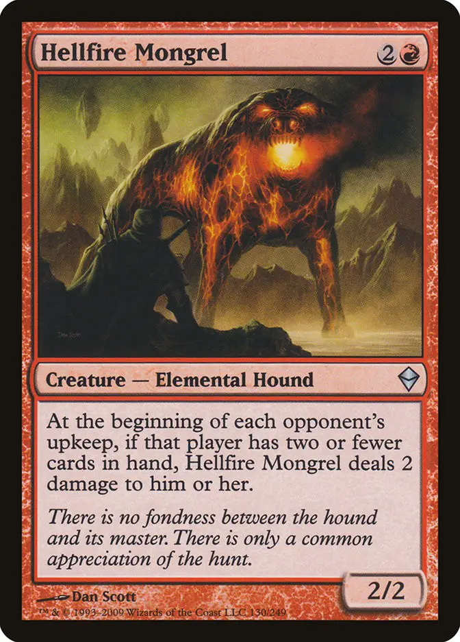 Hellfire Mongrel (Zendikar)