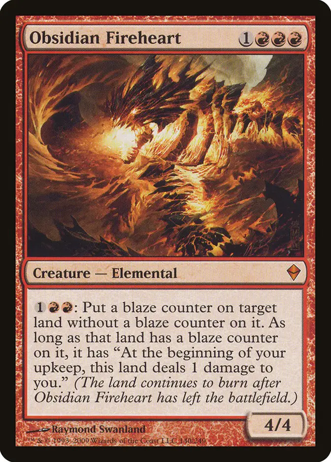 Obsidian Fireheart (Zendikar)