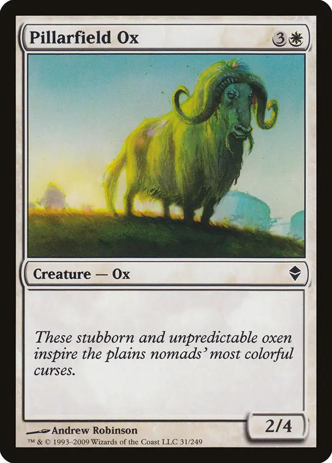Pillarfield Ox (Zendikar)