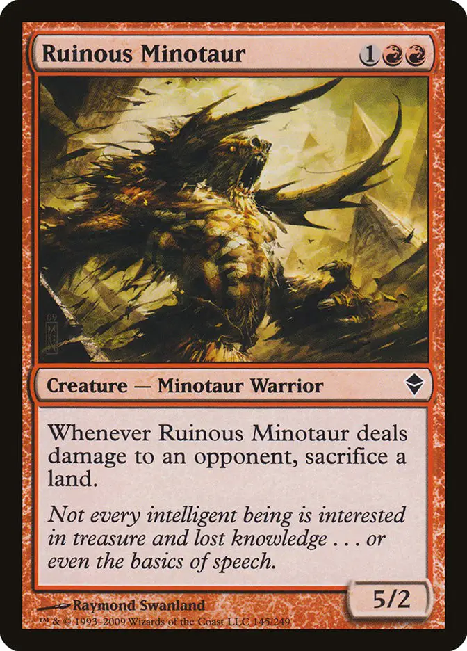 Ruinous Minotaur (Zendikar)