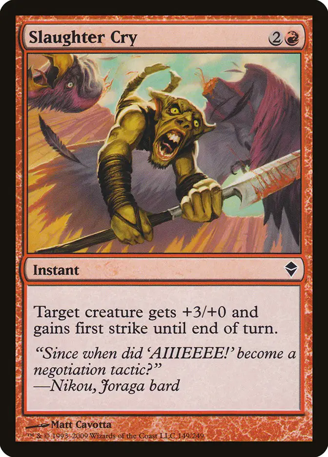 Slaughter Cry (Zendikar)