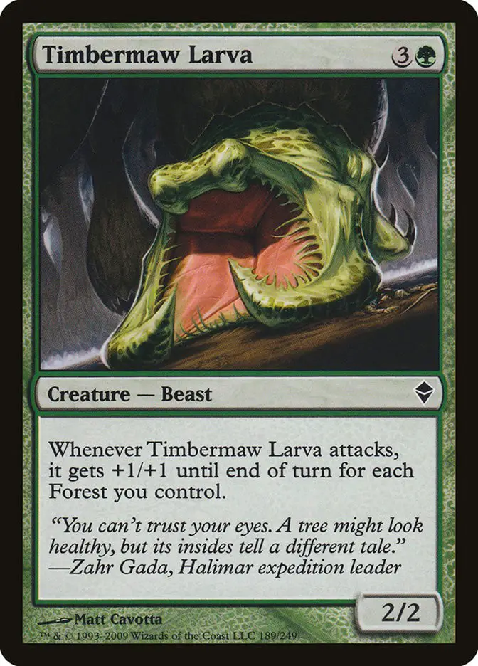 Timbermaw Larva (Zendikar)