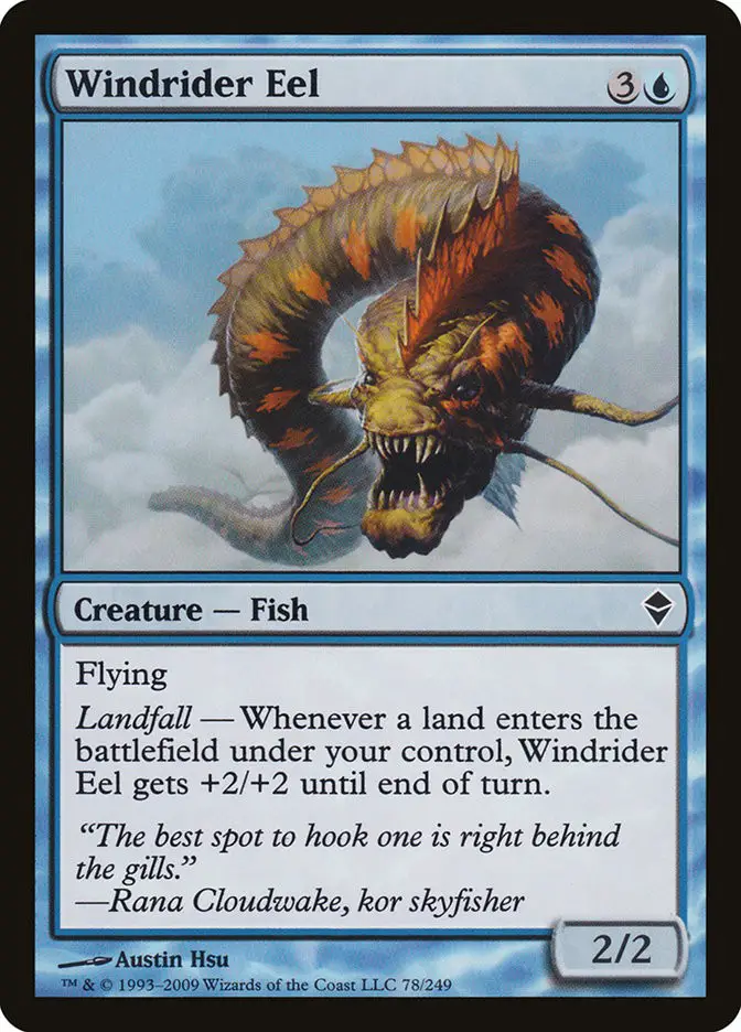 Windrider Eel (Zendikar)