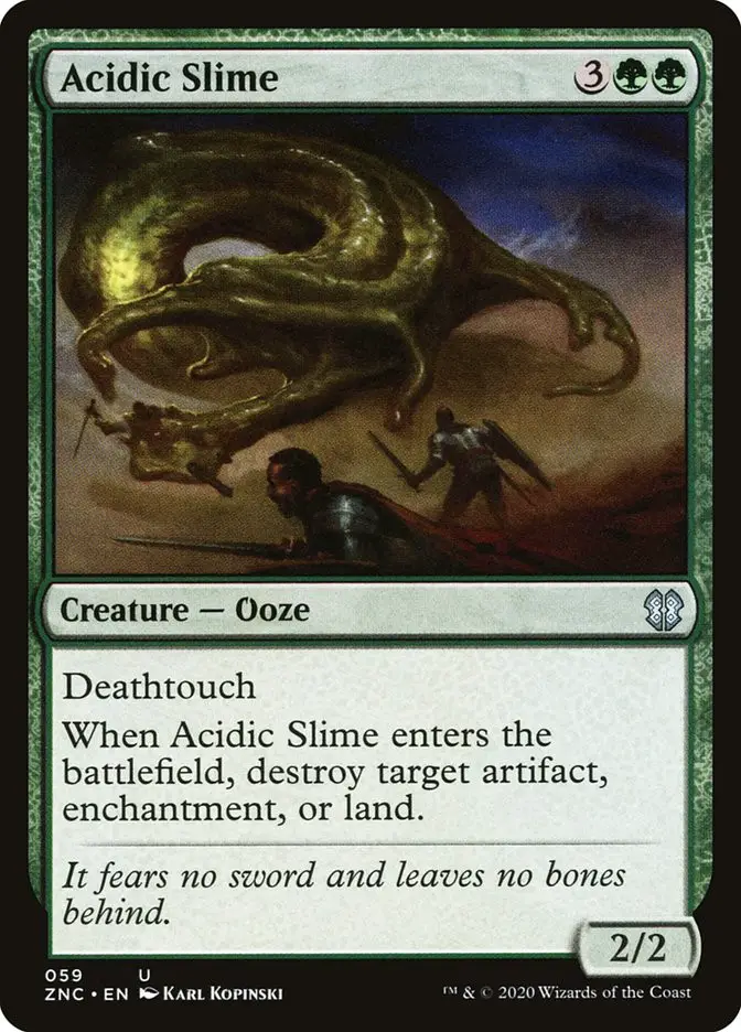 Acidic Slime (Zendikar Rising Commander)