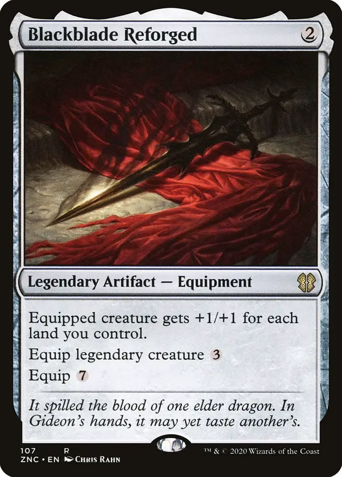 Blackblade Reforged (Zendikar Rising Commander)