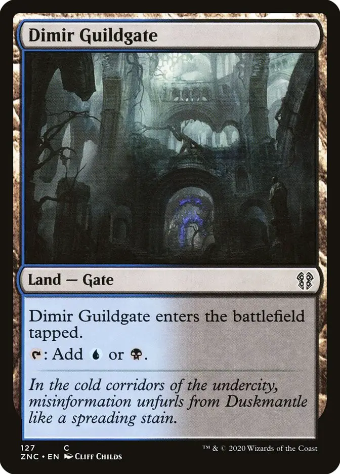Dimir Guildgate (Zendikar Rising Commander)