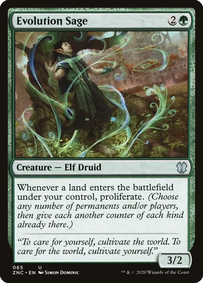 Evolution Sage (Zendikar Rising Commander)