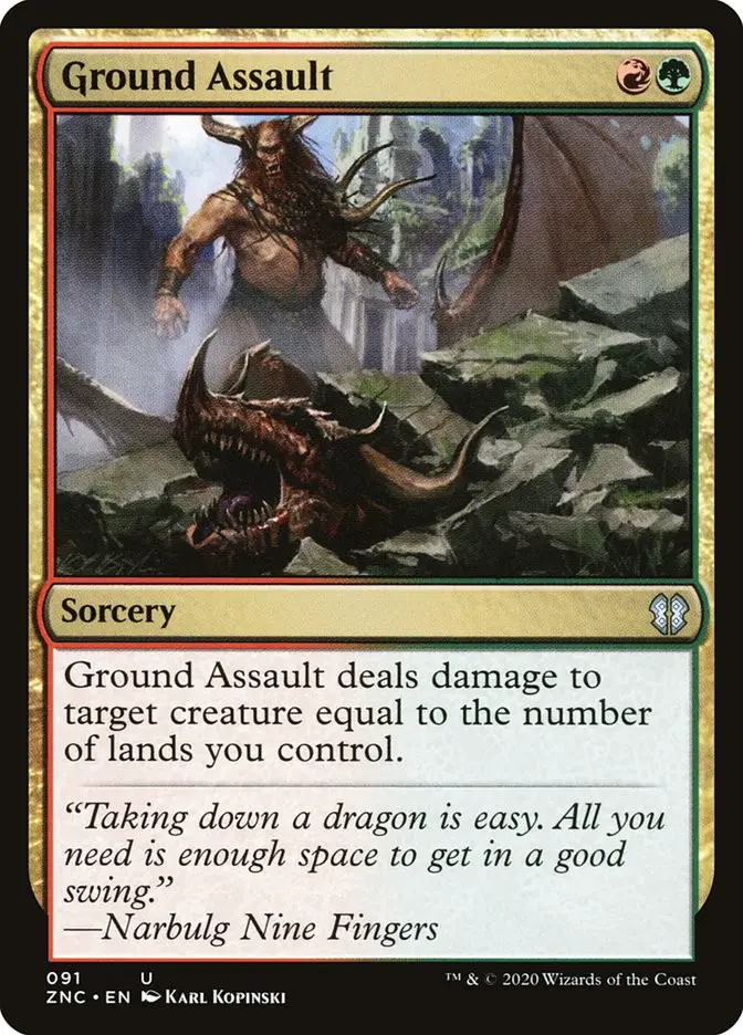 Ground Assault (Zendikar Rising Commander)