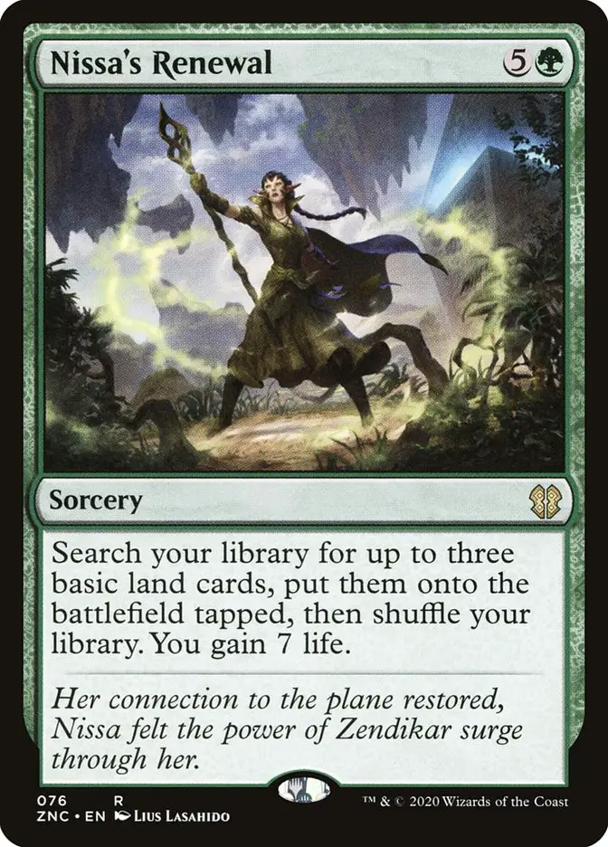 Nissa s Renewal (Zendikar Rising Commander)