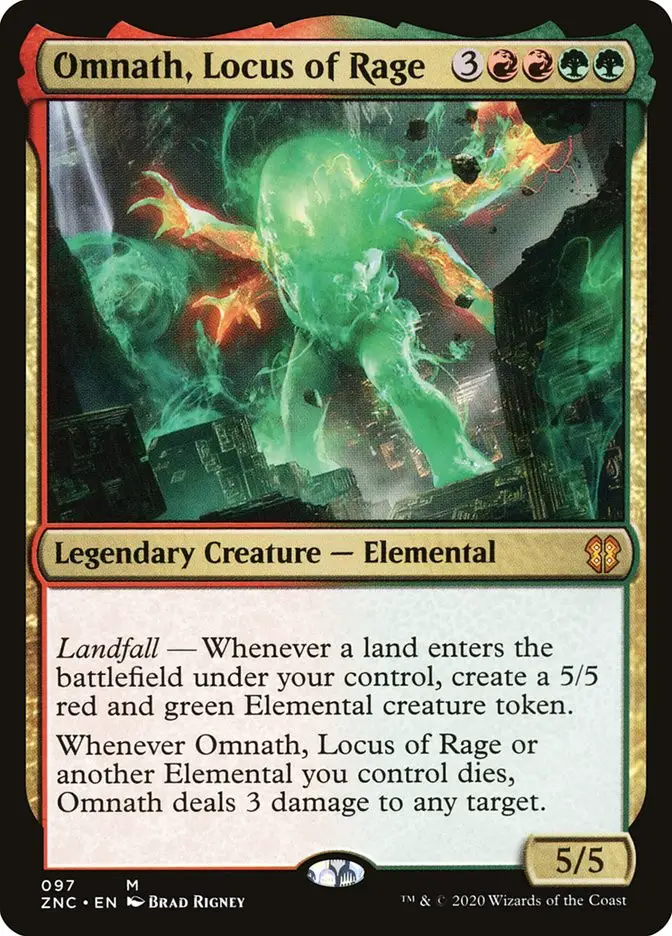 Omnath  Locus of Rage (Zendikar Rising Commander)