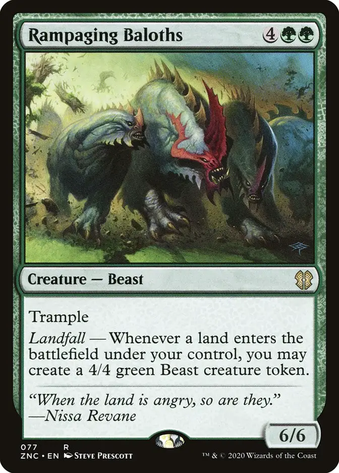 Rampaging Baloths (Zendikar Rising Commander)