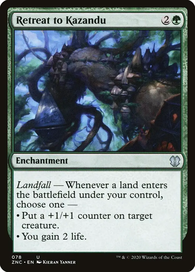 Retreat to Kazandu (Zendikar Rising Commander)