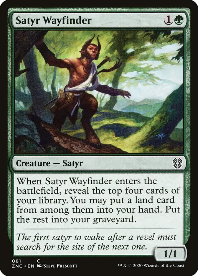 Satyr Wayfinder (Zendikar Rising Commander)