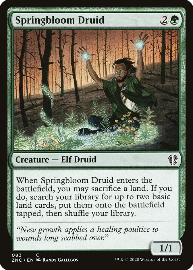 Springbloom Druid (Zendikar Rising Commander)