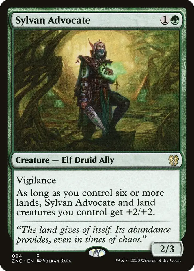 Sylvan Advocate (Zendikar Rising Commander)