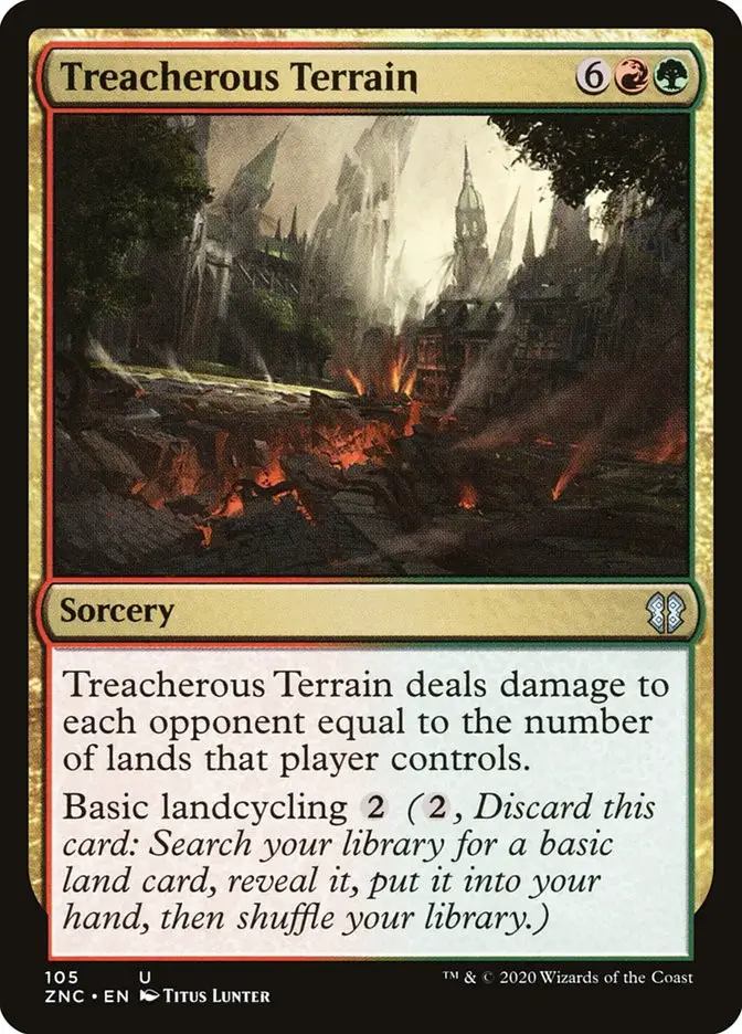 Treacherous Terrain (Zendikar Rising Commander)