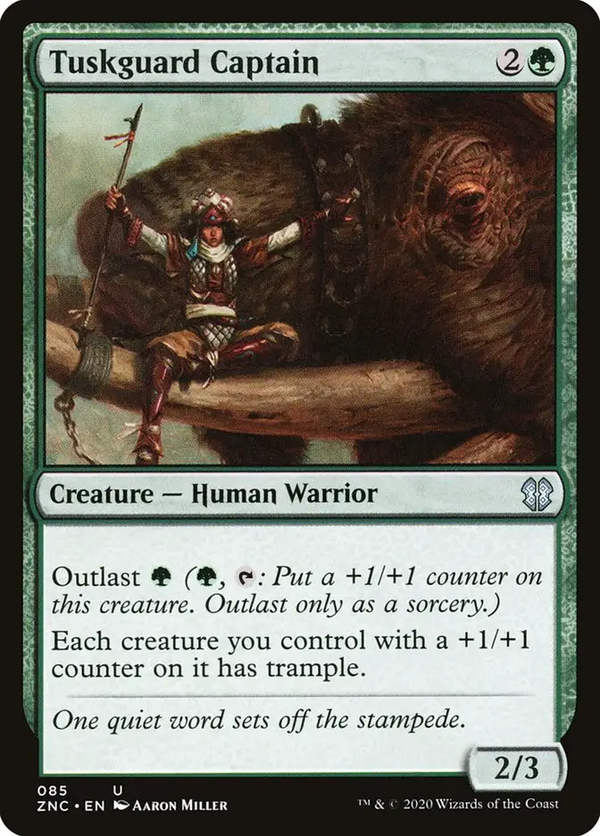 Tuskguard Captain (Zendikar Rising Commander)