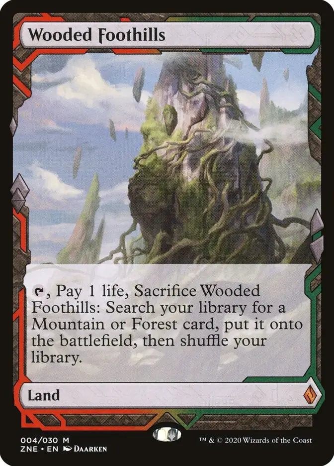 Wooded Foothills (Zendikar Rising Expeditions)