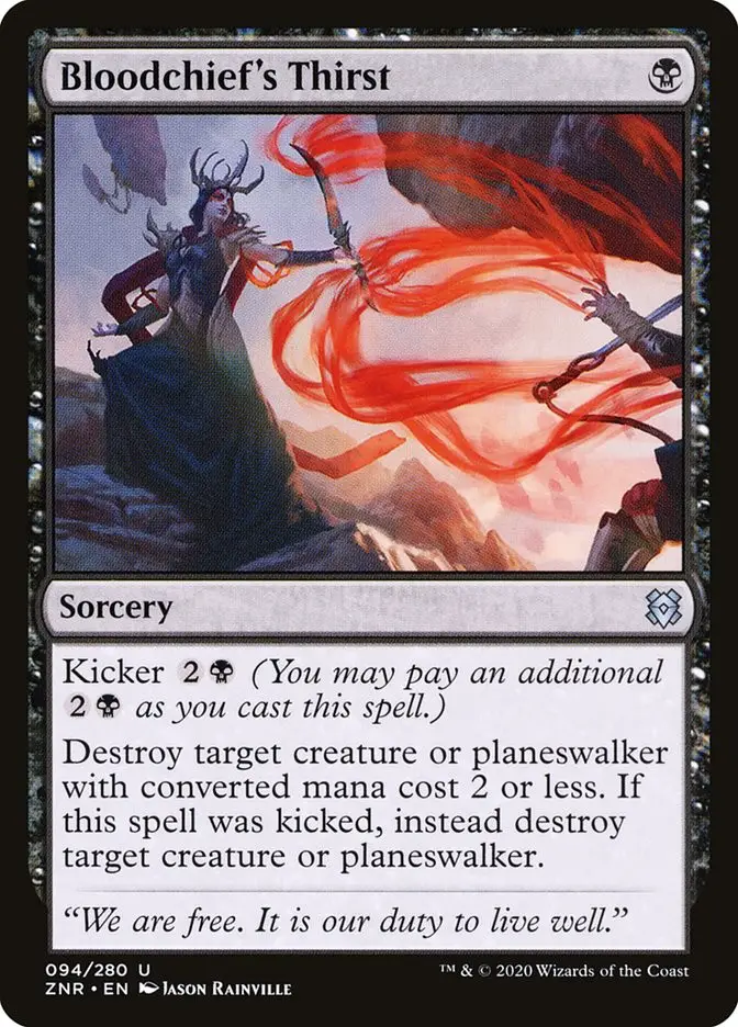 Bloodchief s Thirst (Zendikar Rising)