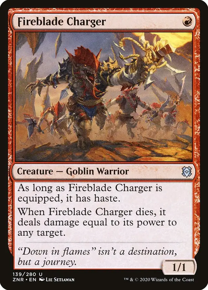 Fireblade Charger (Zendikar Rising)