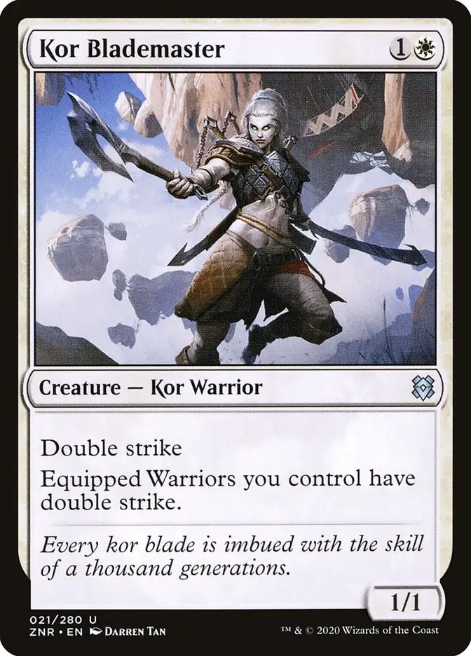 Kor Blademaster (Zendikar Rising)