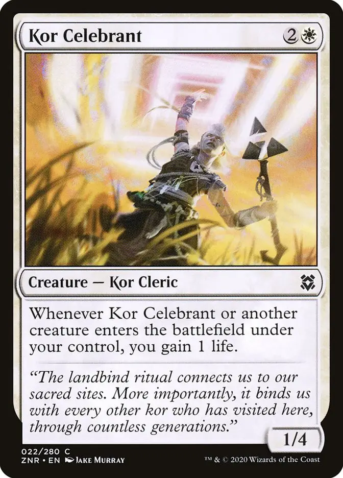 Kor Celebrant (Zendikar Rising)