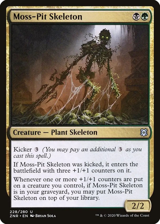 Moss Pit Skeleton (Zendikar Rising)