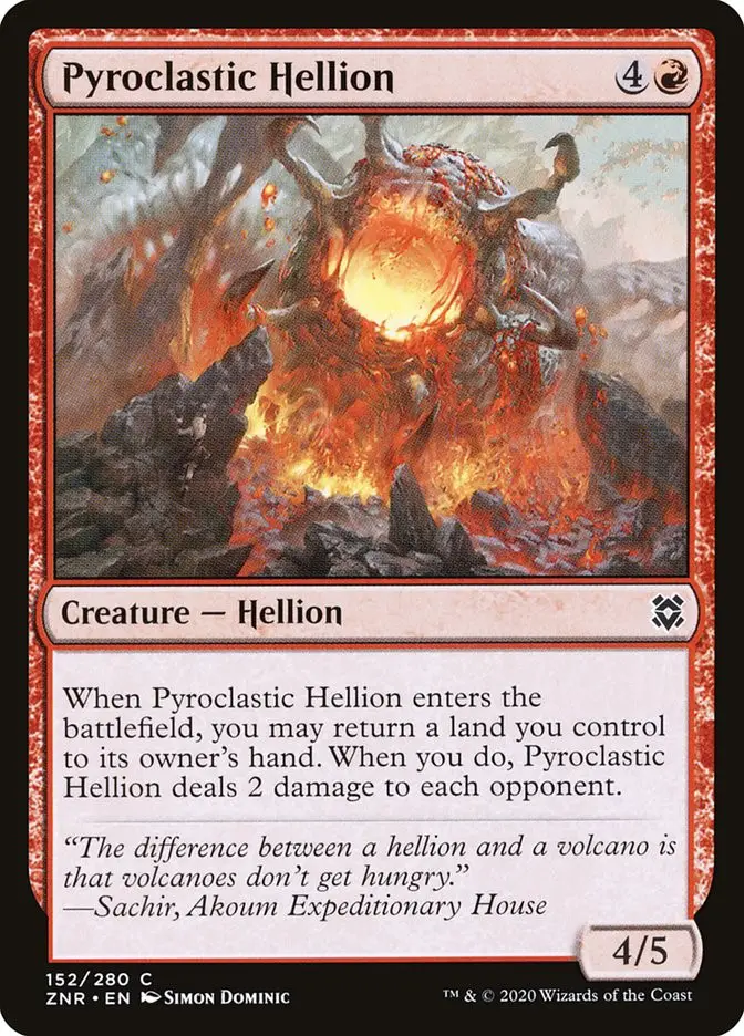 Pyroclastic Hellion (Zendikar Rising)