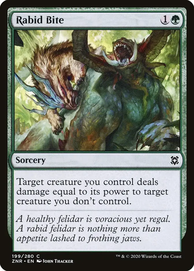 Rabid Bite (Zendikar Rising)