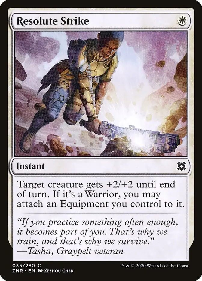 Resolute Strike (Zendikar Rising)