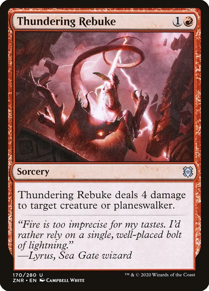 Thundering Rebuke (Zendikar Rising)