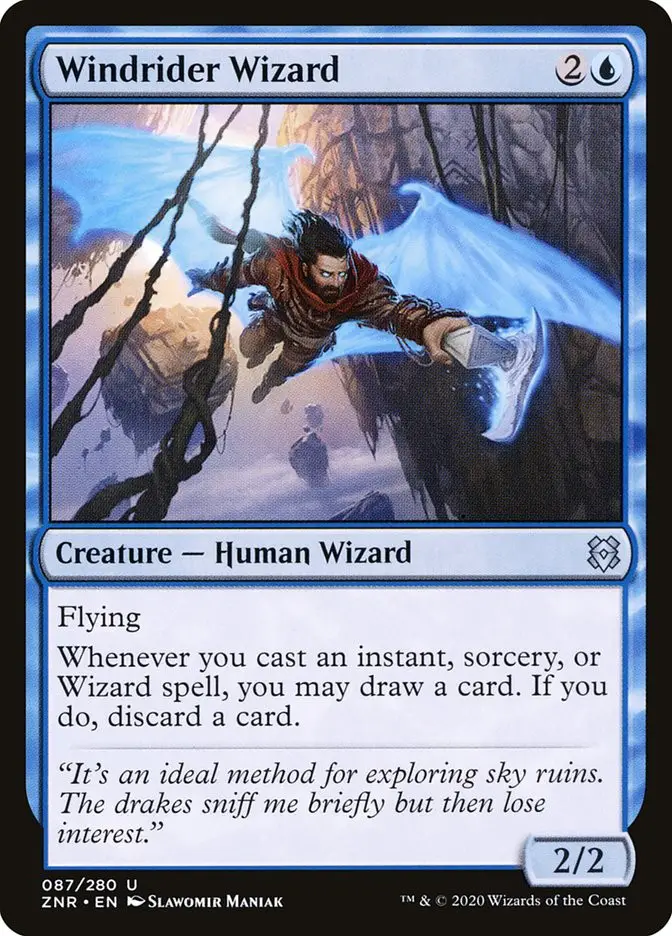 Windrider Wizard (Zendikar Rising)